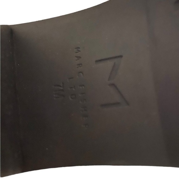 Marc Fisher Leather Combat Boots In Ivory Wyomi Style - Picture 11 of 11